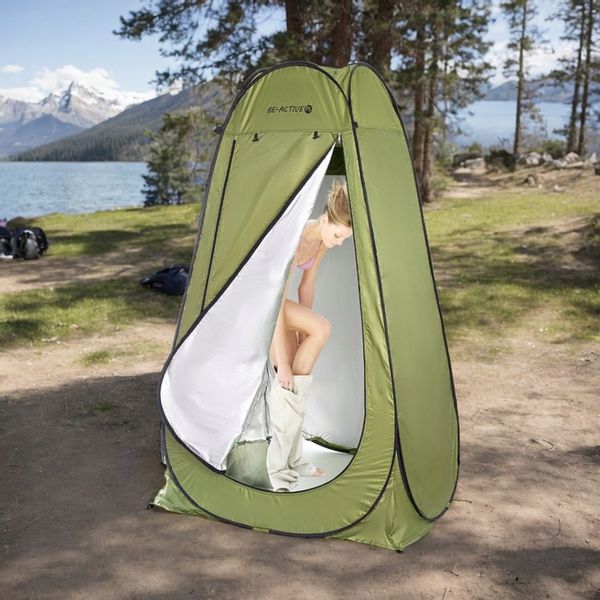 NAMIOT PRZEBIERALNIA PRYSZNIC WC TOALETA PRZENOŚNA PLAŻOWY KEMPINGOWY DUŻY zdjęcie 13