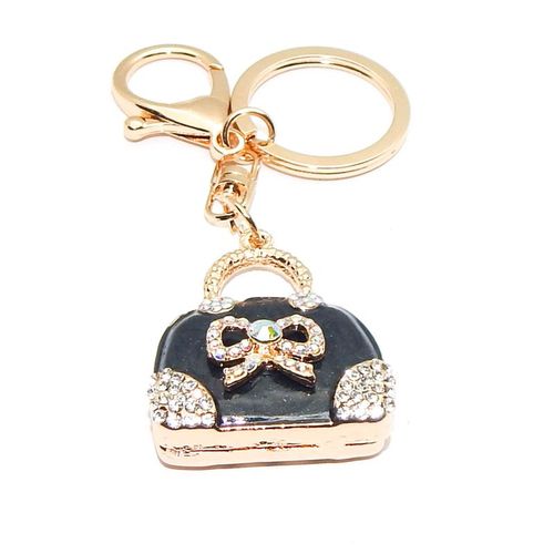 Ozdobny brelok do kluczy czarna torebka na Arena.pl