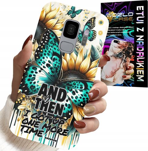 ETUI DO SAMSUNG GALAXY S9 - AND THEN I GOT UP, KOBIECE WZORY + FOLIA na Arena.pl