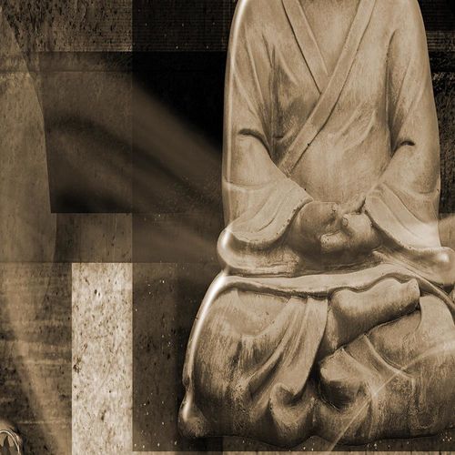 Deco Panel, Budda z figurami geometrycznymi 4 90x60 na Arena.pl