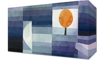 Obraz 30x20cm The Harbinger of Autumn, Paul Klee Vintage Salon