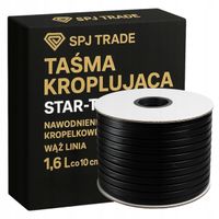 TAŚMA KROPLUJĄCA Star-T NAWODNIENIE KROPELKOWE WĄŻ LINIA 1,6l/h 10cm 1000m