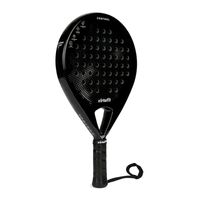 Rakieta do padel VirtuFit Control czarno-szara precyzyjna 365g