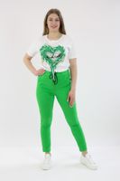 Spodnie gnieciuchy długie Arista Limonkowe UNI MAŁY