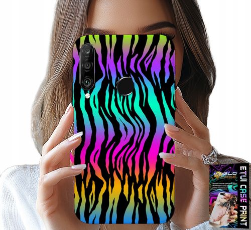 ETUI DO HUAWEI P30 LITE - ABSTRAKCYJNE KOLOROWE WZORY CASE + FOLIA na Arena.pl
