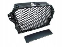 GRILL ATRAPADO  Audi A3 8V OD 2012 DO 2016 Roku RS3 LOOK CZARNY POŁYSK  PDC