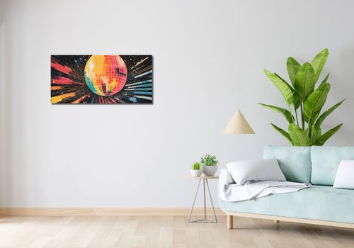 Obraz 90x40cm Disco Gra! na Arena.pl