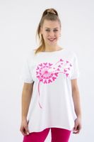 Koszulka laserowo cięta z dmuchawcem Euphoria Biała UNI MAŁY