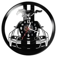 Zegar ścienny z płyty winylowej Mustang 212.14