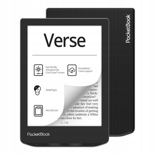 Czytnik Ebook Tablet PocketBook Verse 629 8 GB E-Ink 6 Cali Szary na Arena.pl