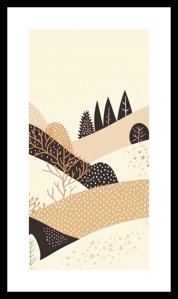 Plakat 50x100cm Jesień w Wzgórzach zdjęcie 3
