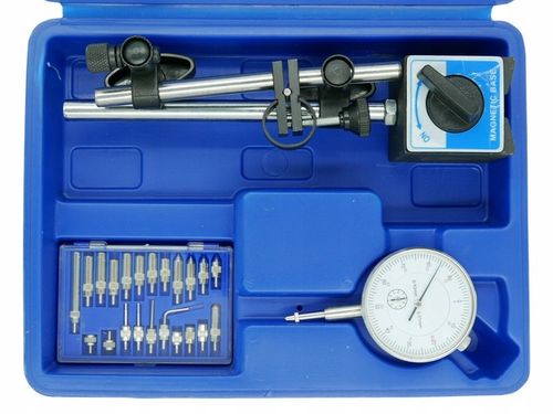 CZUJNIK ZEGAROWY + STATYW DO SPRAWDZANIA BICIA TARCZ Z KOŃCÓWKAMI W WALIZCE na Arena.pl