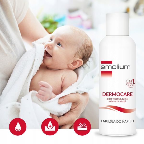 EMOLIUM DERMOCARE Emulsja Do Kąpieli 400ML x2 zdjęcie 3