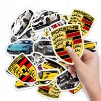 NAKLEJKI NA ZESZYT NALEPKA Z POSTACIAMI SAMOCHÓD FERRARI AUTO WZORY 10SZT