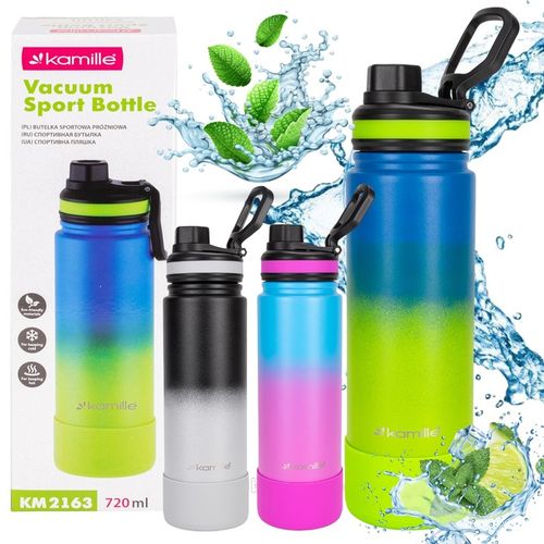 KUBEK TERMICZNY stalowy duży TERMOS do kawy herbaty szczelny KAMILLE 720ml na Arena.pl