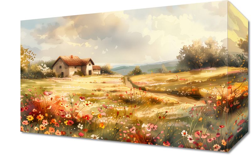 Obraz 30x20cm Sielski Domek zdjęcie 1