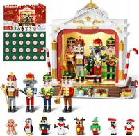 KALENDARZ ADWENTOWY KLOCKI ŚWIĄTECZNE DZIECI DZIADEK DO ORZECHÓW 24el 2025