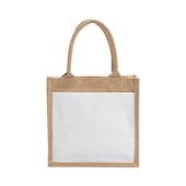 Jutowa torba 25 x 25 x 10 cm do sublimacji