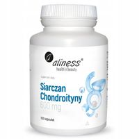Aliness CHONDROITYNA SIARCZAN 600 mg 100 kaps Elastyczne Zdrowe Mocne STAWY
