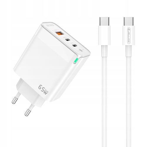 JELLICO Ładowarka C79 65W 2xUSB-C USB3.0 kabel C-C na Arena.pl