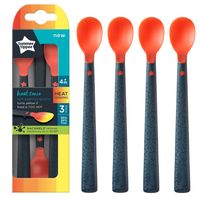 Tommee Tippee Łyżeczka zmieniająca kolor pod wpływem ciepła 4 sztuki