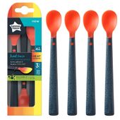 Tommee Tippee Łyżeczka zmieniająca kolor pod wpływem ciepła 4 sztuki