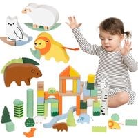 DLA DZIECI ZESTAW KLOCKÓW LEŚNE PRZYGODY