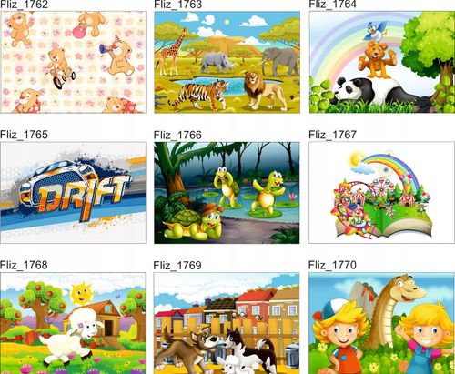 FOTOTAPETA dziecięca KOLOROWE MISIE Z LODAMI na Arena.pl