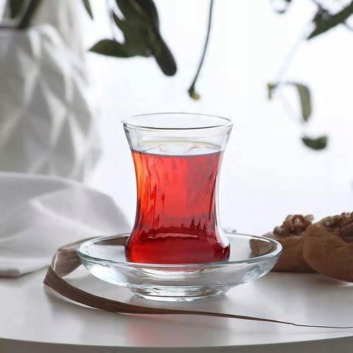 Komplet 6 Tureckich Szklanek do Herbaty LAV INCI Tulipanki 105ml na Arena.pl