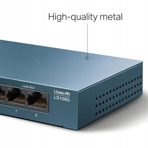 Switch TP-Link 8p LS108G Metal (8x10/100/1000Mbit) na Arena.pl