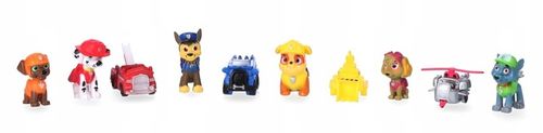 Psi Patrol 10 Figurek oryginalne + Książka + Mata Figurki na Arena.pl