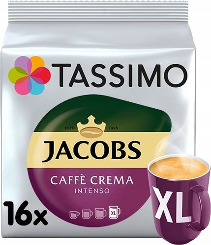Tassimo Jacobs Caffé Crema XL Intenso, 16 sztuk na Arena.pl