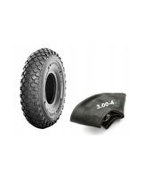 OPONA Z DĘTKĄ DO WÓZKA 300-4 3.00-4 4PR 260x85