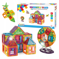 Klocki Magnetyczne 180PCS Z Karta Do Rozwoju Logicznego Myślenia