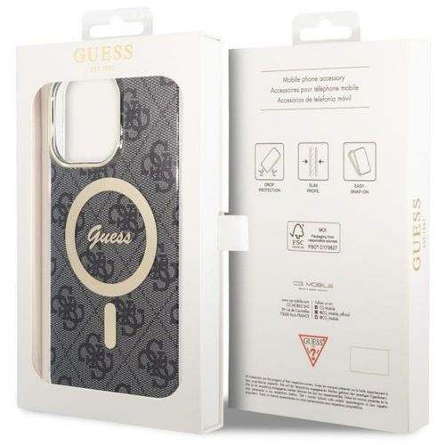 guess guhmp14xh4stk iphone 14 pro max6.7 czarny/black hardcase 4g na Arena.pl