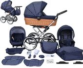 KLASYCZNY Wózek Dziecięcy Retro Wiklinowy 3w1 Wiklina Classic