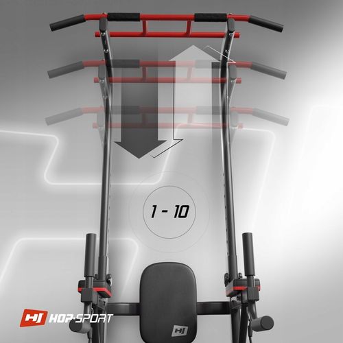 Stacjonarne poręcze treningowe regulowane drążek do ćwiczeń brzucha dipów na Arena.pl