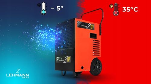 Osuszacz powietrza Wilgoci Pochłaniacz 50L / 24H Przemysłowy Budowlany na Arena.pl