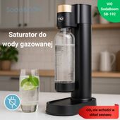 Saturator do wody gazowanej ViO SodaBoom SB-192 + butelka wielorazowa 1L