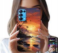 ETUI DO OPPO RENO5 4G 5G - PLAŻA, WAKACJE, TROPIKALNA WYSPA OBUDOWA