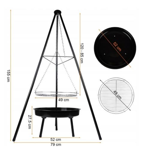 Wentylator elektryczny do grilla i kuźni z adapterem prędkości na Arena.pl