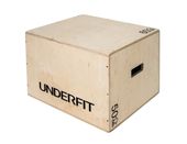 Skrzynia plyometryczna UNDERFIT 60 x 50 x 40 cm drewniana