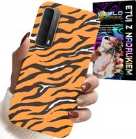 ETUI DO HUAWEI P SMART 2021 - PLECKI W TYGRYSIE PASKI POKROWIEC +SZKŁO