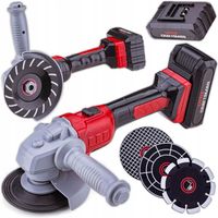 ZESTAW MAJSTERKOWICZA dla Dzieci BOSZKA Szlifierka Kątowa Wymienne Tarcze