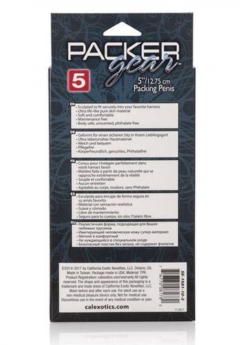 packing penis 5 in /12.8 cm brown skin tone na Arena.pl