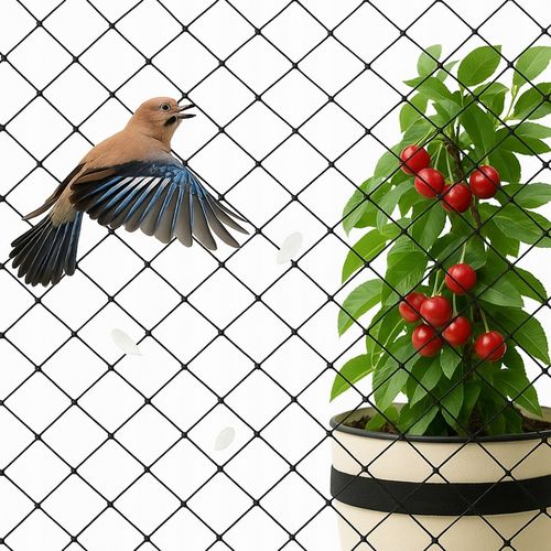 OCHRONNA SIATKA NA PTAKI GOŁĘBIE 10X10M MOCNA PRZECIW PTAKOM SZPAKOM na Arena.pl