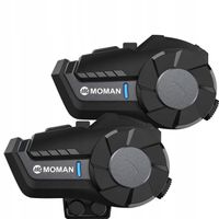 MOMAN Motocyklowy zestaw słuchawkowy Intercom H2