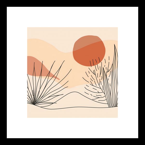 Plakat 20x20cm Miękka Roślinność zdjęcie 3