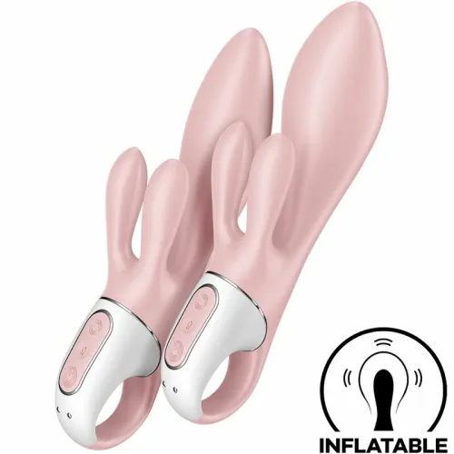 satisfyer air pump bunny 3 - rożowy, dmuchany model z 12 trybami pracy na Arena.pl
