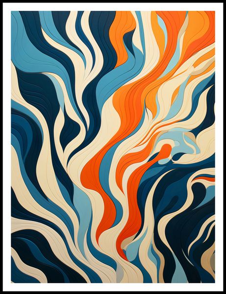 Plakat 75x100cm Oceaniczne Fale zdjęcie 3